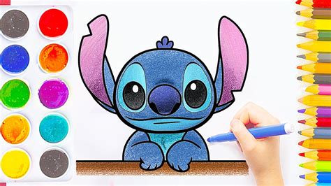 Como Dibujar A Stitch Paso A Paso Dibujos Faciles Kawaii Como Dibujar A