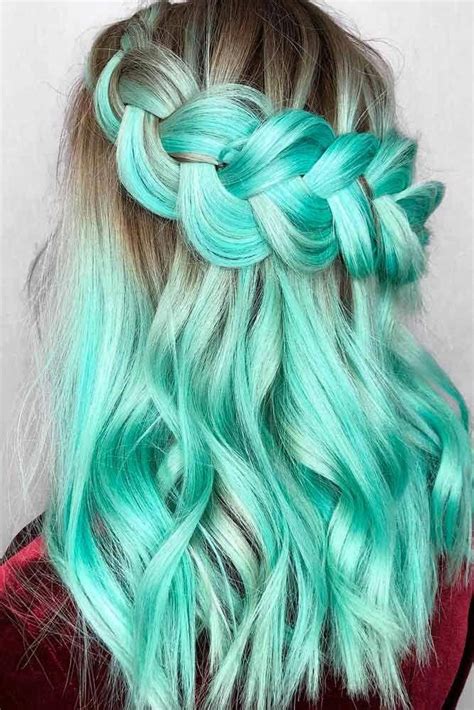 37 Hottest Ombré Hair Color Ideas Of 2019 In 2020 Mint Green Hair