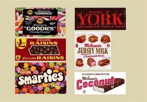 A Few Of The 1970s Chocolate Bar Nostalgic Candy Retro Candy