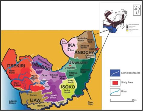 Delta State Map