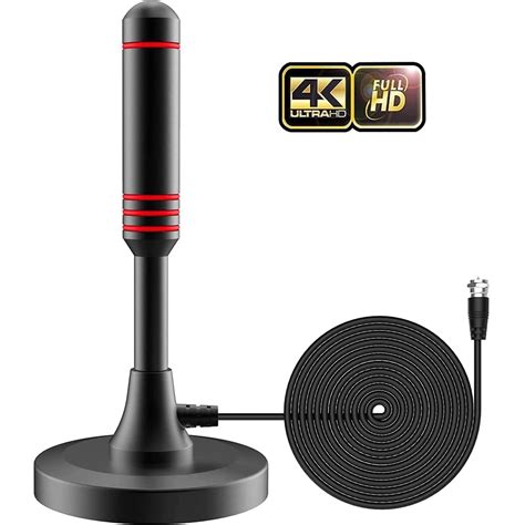 Antena Digital Tv Hd Interna Externa 4k Portátil 5 Metros Corre Que