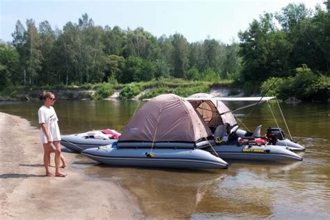 FISHER 790 BOATHOUSE | Надувной катамаран для рыбалки, сплава ...
