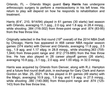 Orlando Magic PR On Twitter PRESS RELEASE OrlandoMagic Guard