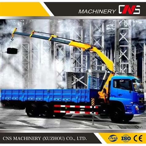 Cns Official Ton Knuckle Boom Truck Mounted Crane With Foldable Arm