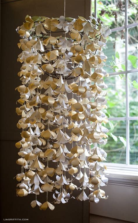 DIY Paper Flower Chandelier - PaperPapers Blog