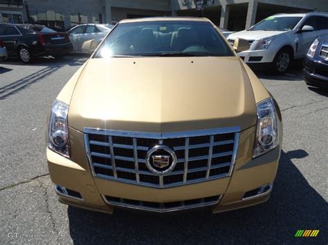 2013 Summer Gold Metallic Cadillac Cts Coupe 83483822 Photo 3