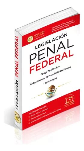 Código Penal Federal nacional Procedimientos Penales 8 Leyes Envío gratis