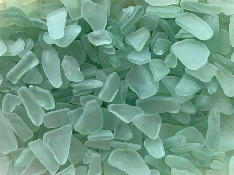 Small Sea Foam Green Light Aqua Sea Glass Authentic From Florida Beaches Real Ocean Tumbled