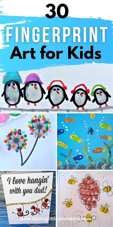 The Top Ten Fingerprint Art Projects For Kids