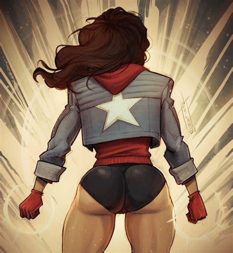 Rule 34 1girls America Chavez Ass Big Ass Dark Skinned Female Dark