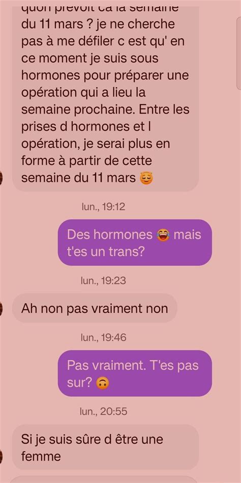 Photo 1 Fille Tinder Prend Des Hormones Avant 1 Operation Sur Le