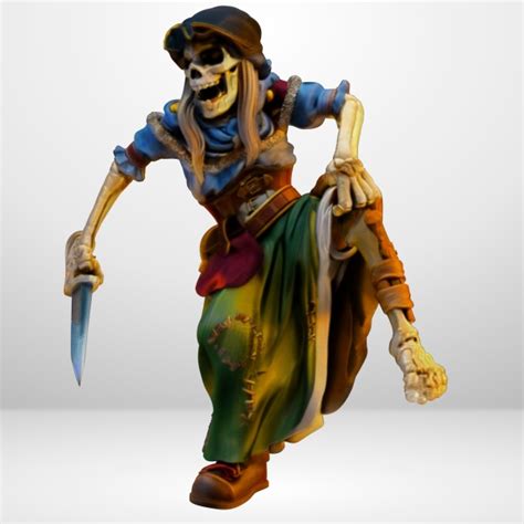 Hot Goblin アンデッド海賊団娘 ミニチュア ホットゴブリン 骸骨剣士