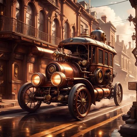 Steampunk Car Ai Generated Artwork Nightcafe Creator