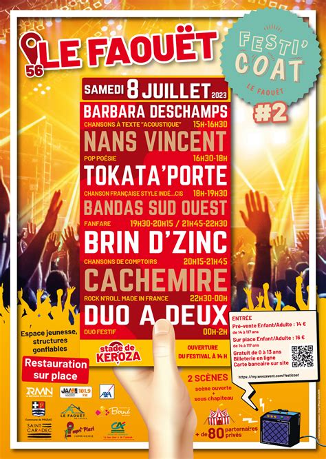 Festi Coat Faouët Festival intergénérationnel de la musique française