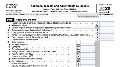 Irs Form Schedule 1 2024 Schedule Audry Caralie