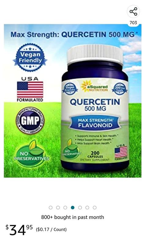 Quercetin Mg Flavonoids Asquared Nutrition On Carousell