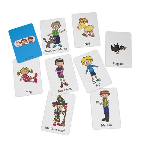 Pip And Tim Character Cards Stages 1 6 Llll