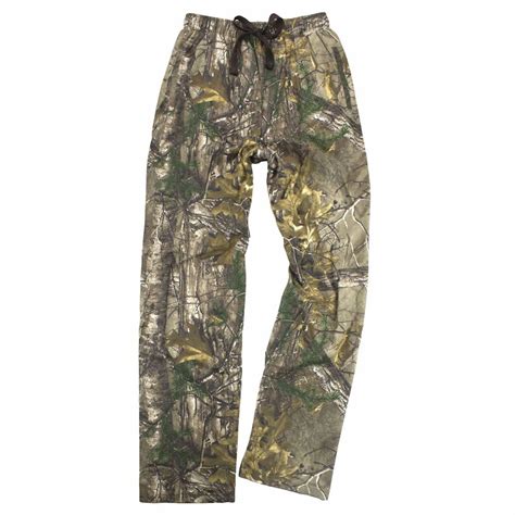 Unisex Adult Realtree R Camouflage Flannel Pajama Pants