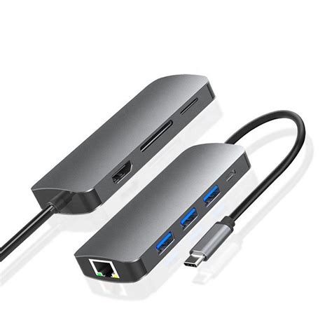 Hub 8W1 Stacja Dokująca Usb C Hdmi 4K Sd Do Macbook Pro Air Co2