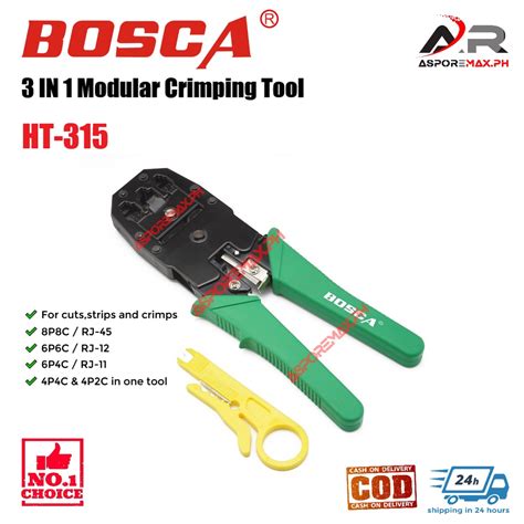 Bosca In Crimping Tool For Rj P C Rj P C Rj P C Ht