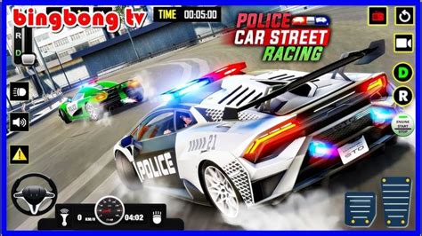 an image of a police car racing game