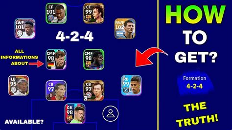 How To Get 424 Formation In Efootball 🤔 All The Right Informations And