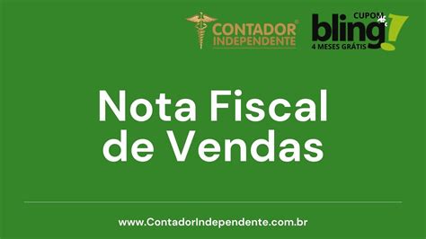 Nota Fiscal De Venda Contador Para Erp Bling Youtube