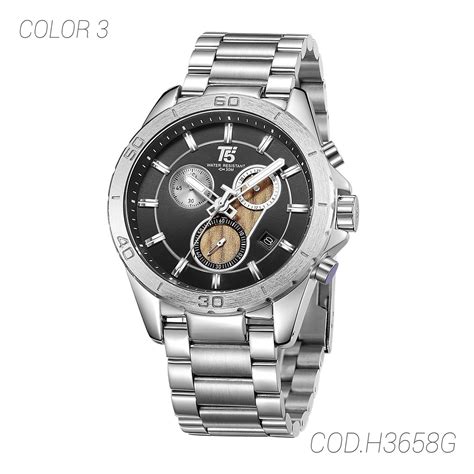 Ripley RELOJ ACUATICO HOMBRE H3658G T5 METAL TAMAÑO TALLA ÚNICA