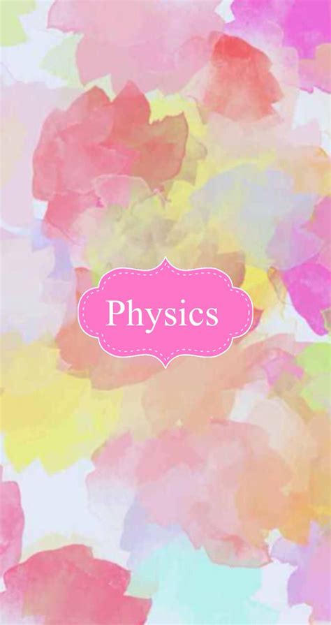 Physics Binder Cover Binder Covers Diy Notebook Cover For School