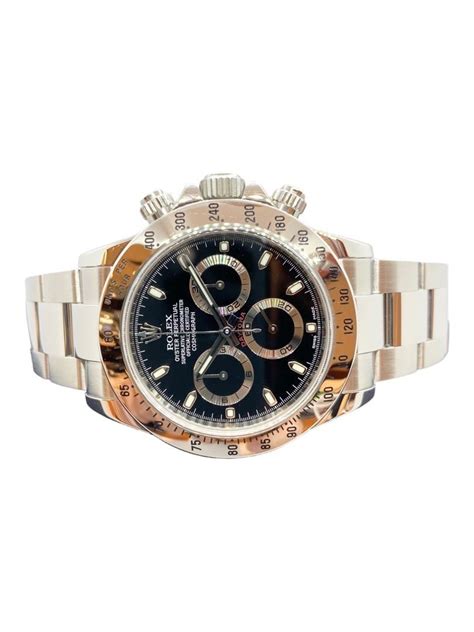 Preowned Rolex Daytona Cosmograph 116520 Black Dial AllWatchMarket