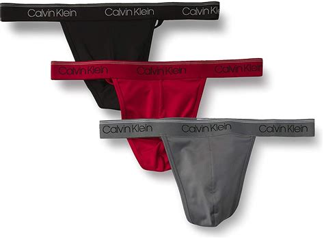 Calvin Klein Men S Underwear Pack Microfiber Stretch Thong Walmart