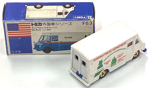 Tomy Tomica Blue Box Made In Japan Tomica Dodge Multi Stop Truck