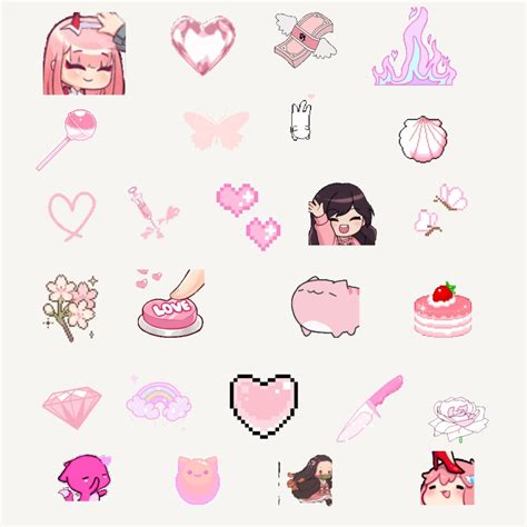 Pink Animated Emotes - Etsy