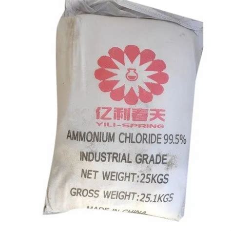 Industrial Grade Ammonium Chloride For Laboratory Packaging Type Pp