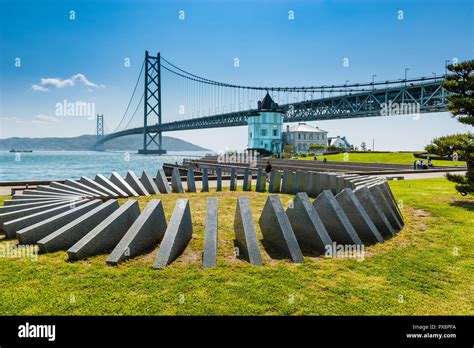 Akashi Kaikyo Bridge Hyogo Japan The Worlds Longest Suspension