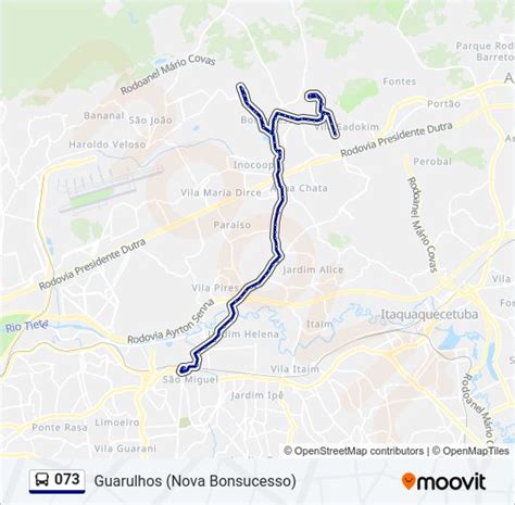 Rota Da Linha Hor Rios Paradas E Mapas Guarulhos Nova