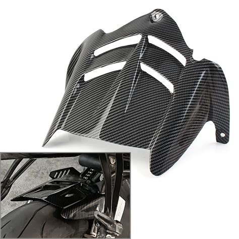 Fibra De Carbono Motocicleta Traseiro Hugger Fender Protetor De Lamas