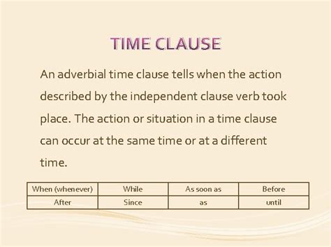 Adverbial Clause Time Place Distance Manner Reason Introduction