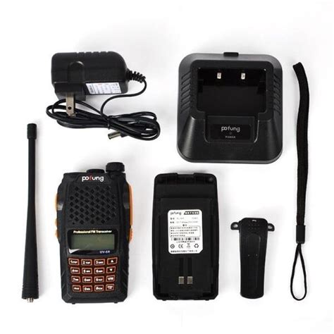 Kit R Dio Ht Walk Talk Dual Band Uhf Vhf Fm Baofeng Uv R Madeiramadeira