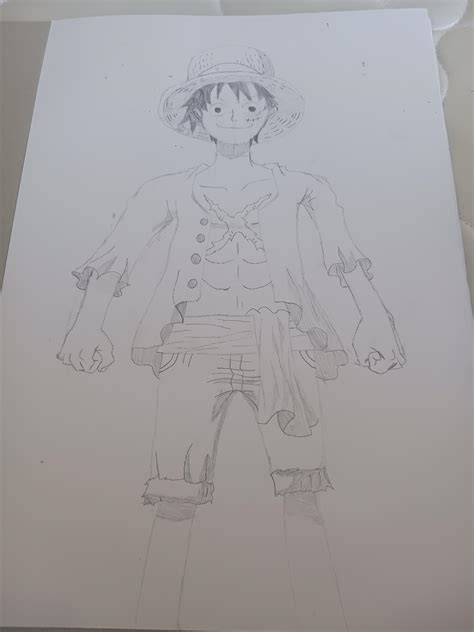 luffy : r/pencilart