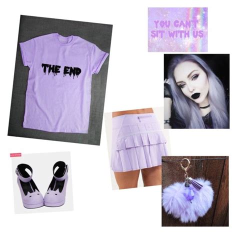 Pastel Goth Outfit With Nike