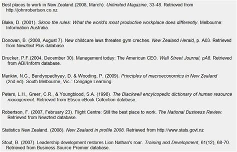 Apa Reference Page Apa Format