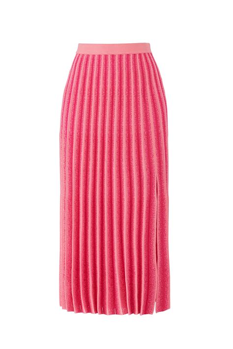 Derek Lam 10 Crosby Pleated Knit Skirt