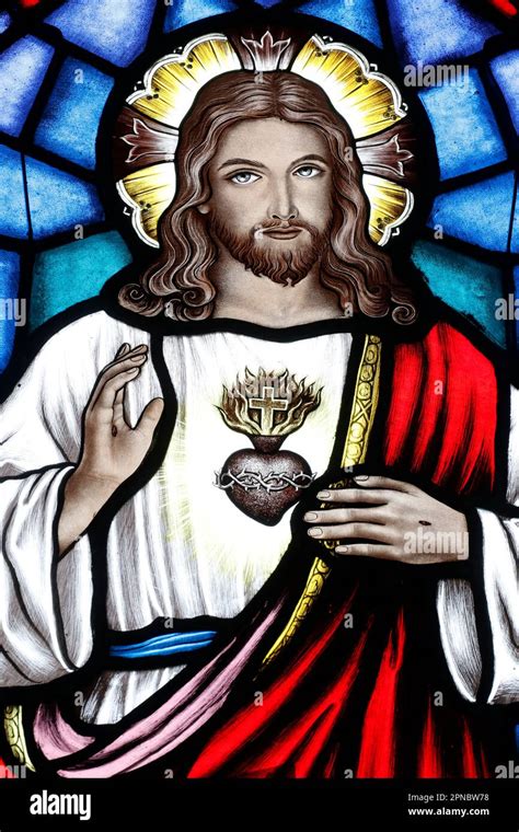 Song Vinh Church Stained Glass The Sacred Heart Of Jesus Vietnam