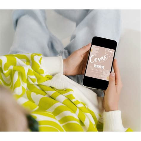 Invitación para baby shower invitación de baby shower para editar bebe niña nude nute