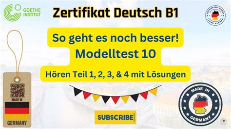 B H Ren Modelltest Teil Mit L Sungen So Geht S Noch