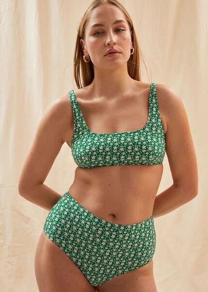 Other Stories High Waist Bikini Briefs Emerald Andotherstoriesus