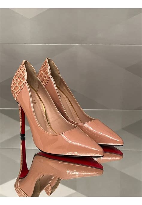 Scarpin Nude Albany Rosado