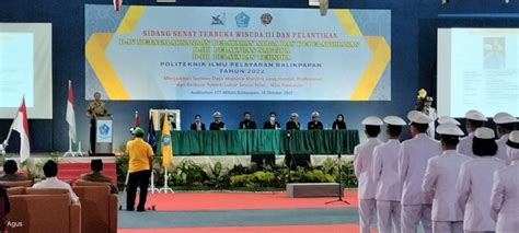 Politeknik Ilmu Pelayaran Balikpapan Gelar Sidang Senat Terbuka Wisuda