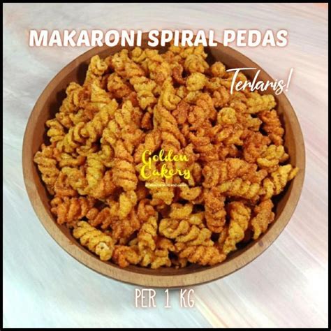 Jual Makaroni Spiral Asin Pedas 1 Kg Reseller Min 5Kg Shopee